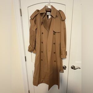 Mayson the label Tan Trench Coat size 2